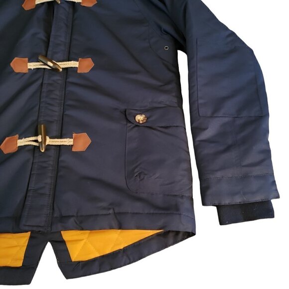 NEW Westbound Winter Parka Jacket Fur Hood Navy Blue Toggle Buttons - Picture 5 of 7